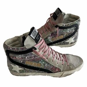 Golden Goose -High tops
-that sparkle! Multi-color size 7
